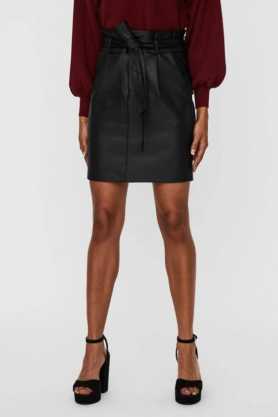 Gloednieuw 🛒 VERO MODA VMEVA HR PAPERBAG 🧥 COATED 👗 SKIRT GA NOOS Dames Rok - Maat M ⭐ 6 Gloednieuw 🛒 VERO MODA VMEVA HR PAPERBAG 🧥 COATED 👗 SKIRT GA NOOS Dames Rok - Maat M ⭐ - Afbeelding 4