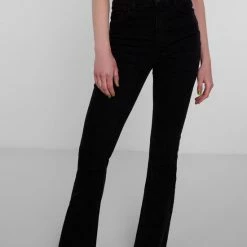 Hete verkoop 🥰 Pieces Dames 17111068 PEGGY FLARED HW 👖 JEANS BL-VI BC Zwart - Maat L 🎁 -Dameskleding Verkoopwinkel 550x825 293