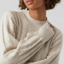 Groothandel 🎁 VERO MODA VMALANIS LS Col SHORT 👗 DRESS GA Dames Jurk - Maat L 👏 -Dameskleding Verkoopwinkel 550x825 360