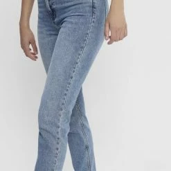 Coupon 🛒 ONLY EMILY LIFE High Waist Straight Fit Dames 👖 Jeans - Maat W25 X L30 🔥 -Dameskleding Verkoopwinkel 550x825 379