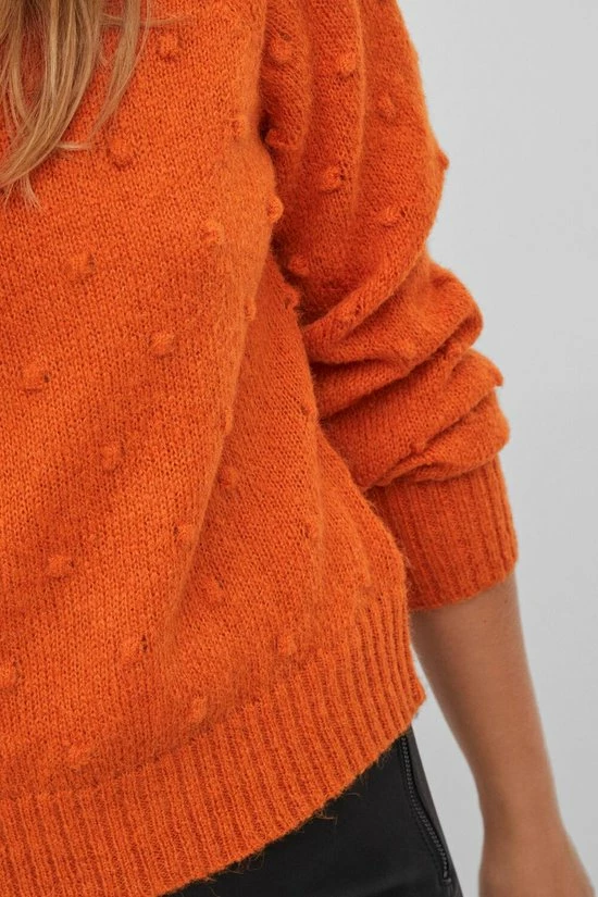 Begroting 😀 Vila Trui Vituli O-neck L/s Knit Top/su/pb 14075494 Burnt Orange Dames Maat - M 😀 9 Begroting 😀 Vila Trui Vituli O-neck L/s Knit Top/su/pb 14075494 Burnt Orange Dames Maat - M 😀 - Afbeelding 7
