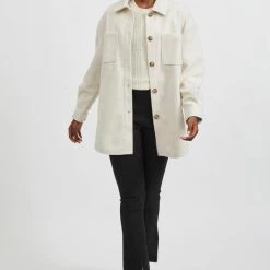 Flash-uitverkoop 🤩 VILA VIKIMMI 👚 SHIRT L/S JACKET - NOOS Dames Jas - Maat M 👏 -Dameskleding Verkoopwinkel 550x825 527
