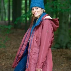 Hete verkoop ❤️ MGO Leisure Wear MGO Sue Wijn Rood - Dames Winterjas - Waterdicht En Winddicht - Teddy Voering - Regenjas Maat M ❤️ -Dameskleding Verkoopwinkel 550x825 534