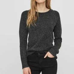 Gloednieuw ✔️ VERO MODA VMDOFFY LS O-NECK BLOUSE GA Dames Trui - Maat L 🎁 -Dameskleding Verkoopwinkel 550x825 67