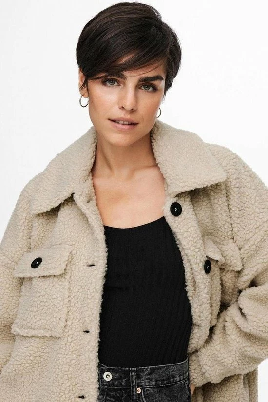 Beste Verkoop 🛒 ONLY ONLNEWCAMILLA TEDDY SHACKET CC OTW Dames Jas - Maat S ✨ 5 Beste Verkoop 🛒 ONLY ONLNEWCAMILLA TEDDY SHACKET CC OTW Dames Jas - Maat S ✨ - Afbeelding 3