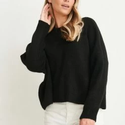 Korting ⭐ Na-kd Wide Knitted Dames Trui - Maat Medium 😉