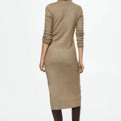 Coupon ❤️ Mango Jurk Gebreide Jurk Met Omgeslagen Col 37097766 30 Dames Maat - M ⭐ -Dameskleding Verkoopwinkel 550x831 1