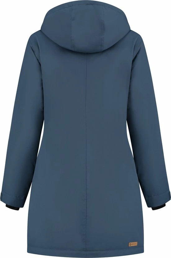 Beste deal ✔️ Travelin' Jack Freia Waterdichte Damesjas - Parka Blauw - Maat 46 ⌛ 4 Beste deal ✔️ Travelin' Jack Freia Waterdichte Damesjas - Parka Blauw - Maat 46 ⌛ - Afbeelding 2