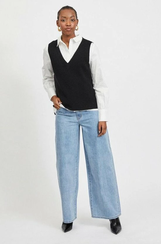 Goedkoop ๐ VILA VIRIL KNIT RIB V-NECK S/L VEST - NOOS Dames Trui - Maat L โ 8 Goedkoop ๐ VILA VIRIL KNIT RIB V-NECK S/L VEST - NOOS Dames Trui - Maat L โ - Afbeelding 6